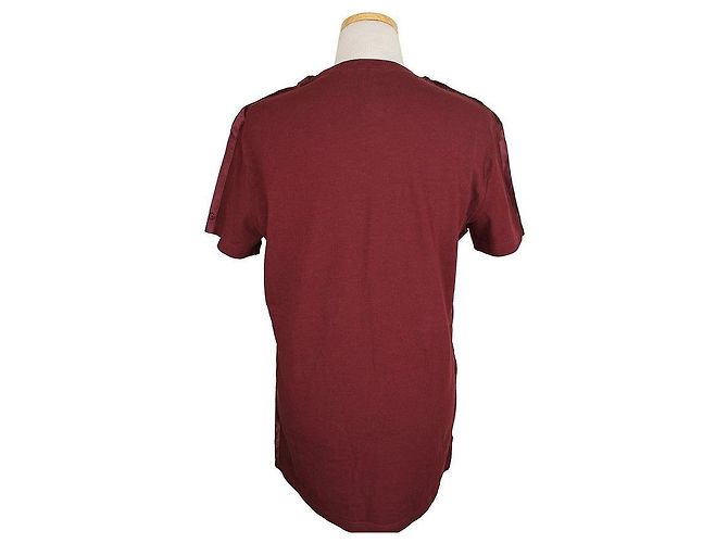 Dolce & Gabbana Camiseta de satén burdeos Roja - vista 4