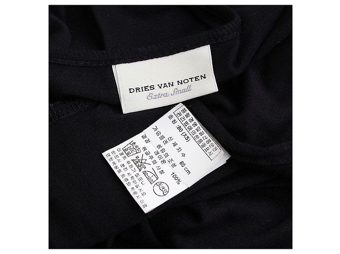 Top negro sin mangas Dries Van Noten Azul - vista 3