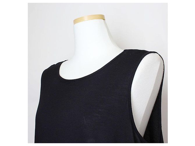 Top negro sin mangas Dries Van Noten Azul - vista 4