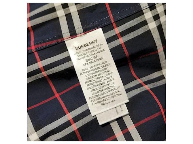 Burberry Camicia a quadri in cotone Nero - vista 7