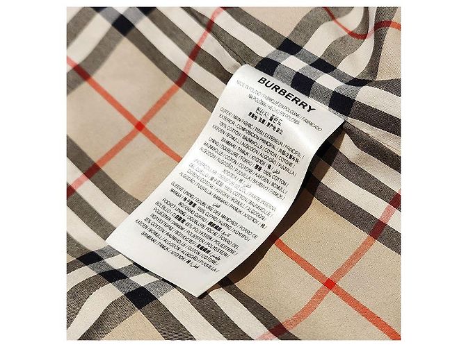 Burberry Trench coat de gabardina a rayas Waterloo Naranja - vista 7