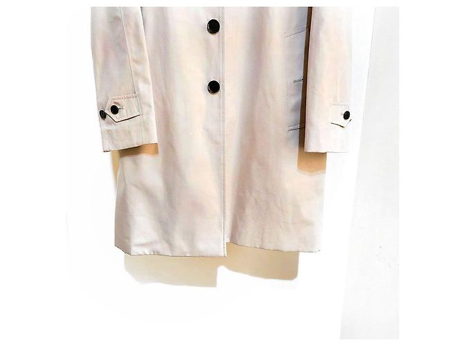 Burberry Abrigo Trench London Blanco - vista 5