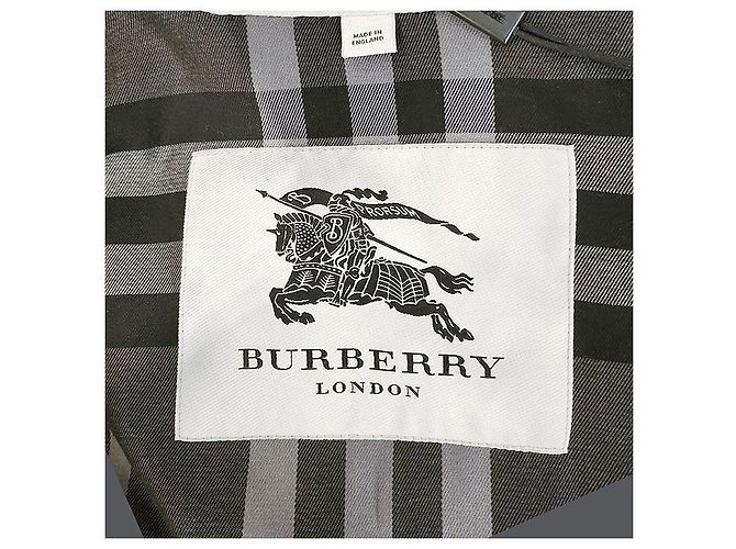 Burberry Abrigo Trench London Blanco - vista 6