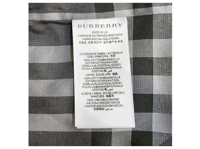 Burberry Abrigo Trench London Blanco - vista 7