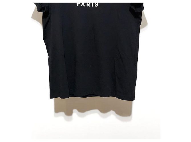 Balmain Logo Kurzarm-T-Shirt Schwarz - Ansicht 5