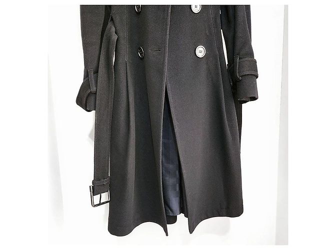 Burberry Abrigo de lana Negro - vista 5