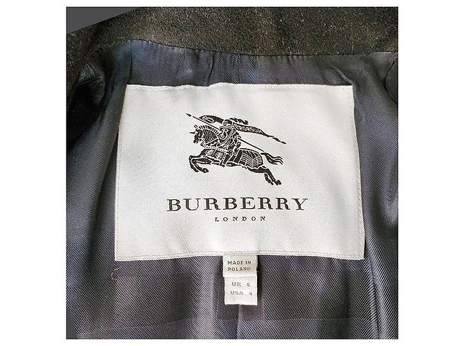 Burberry Abrigo de lana Negro - vista 6
