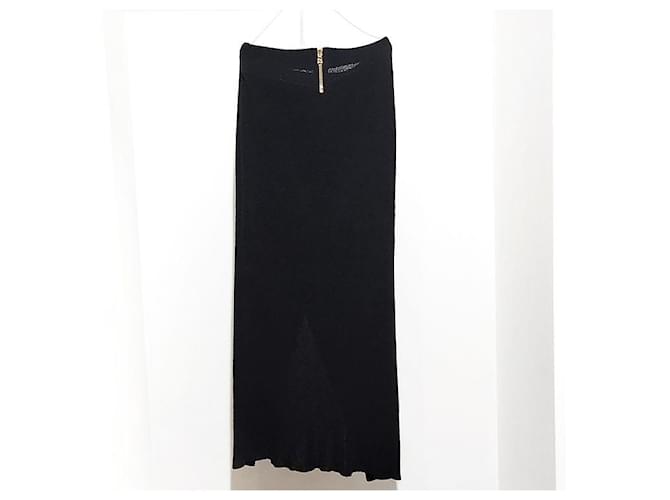 Balmain Strickrock lang Schwarz - Ansicht 3