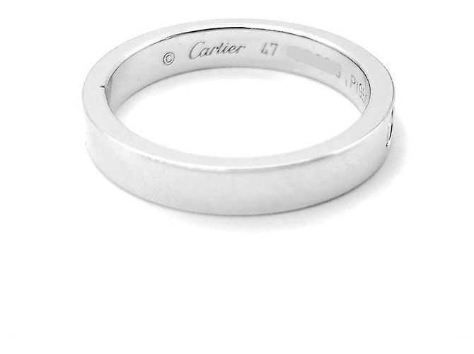 Cartier Logo Diamantring Silber - Ansicht 5
