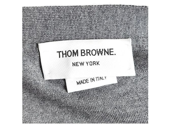 Thom Browne Entspanntes V-Ausschnitt-Cardigan aus Merinowolle Braun - Ansicht 6
