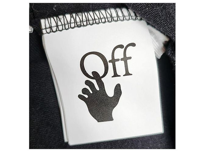 Off White Mona Lisa Freccia Maniche Lunghe Blu - vista 6