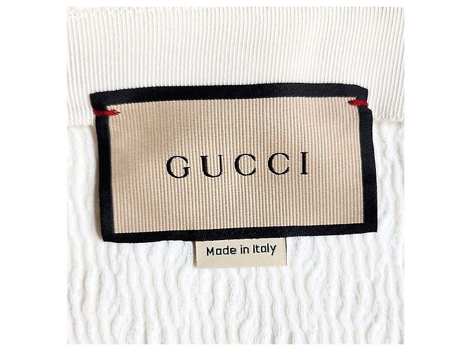 Gucci Gonna con logo GG Argento - vista 6