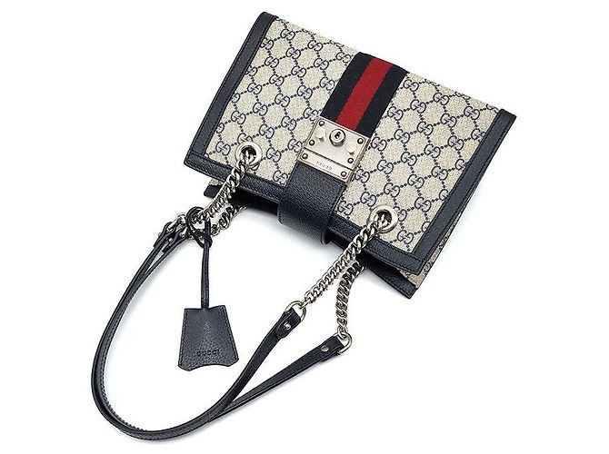 Padlock Gucci Borsa a spalla GG Supreme con lucchetto Multicolore - vista 4