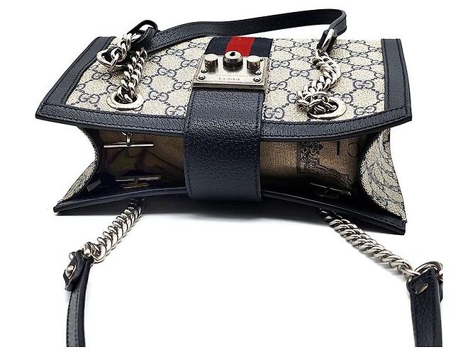 Padlock Gucci Borsa a spalla GG Supreme con lucchetto Multicolore - vista 6