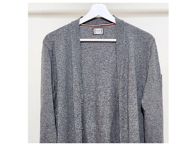 Moncler Gamma blauer Cashmere-Cardigan Braun - Ansicht 4