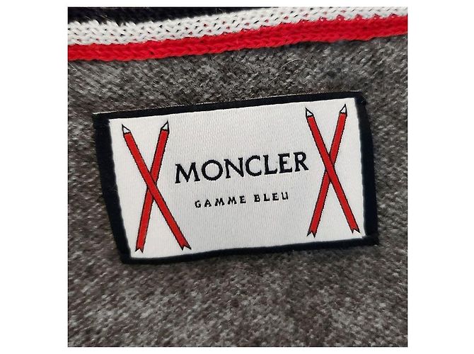 Moncler Gamma blauer Cashmere-Cardigan Braun - Ansicht 6