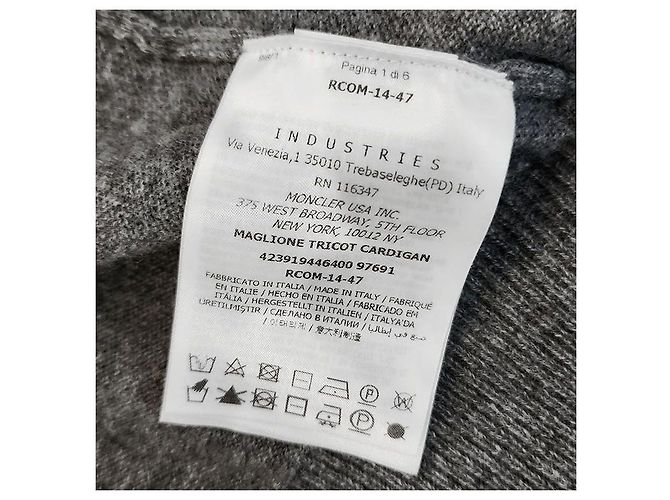 Moncler Gamma blauer Cashmere-Cardigan Braun - Ansicht 7
