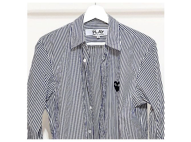 Comme Des Garcons Gestreiftes Hemd Mehrfarben - Ansicht 4