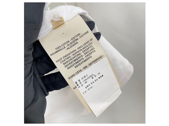 Hermès Abito Stampato a Maniche Corte Bianco - vista 6