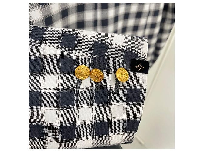 Louis Vuitton Preppy Blazerjacke Bishy Check Weiß - Ansicht 5