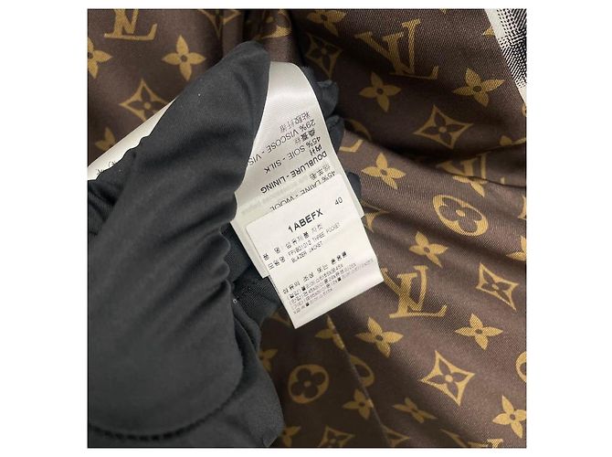 Louis Vuitton Preppy Blazerjacke Bishy Check Weiß - Ansicht 6