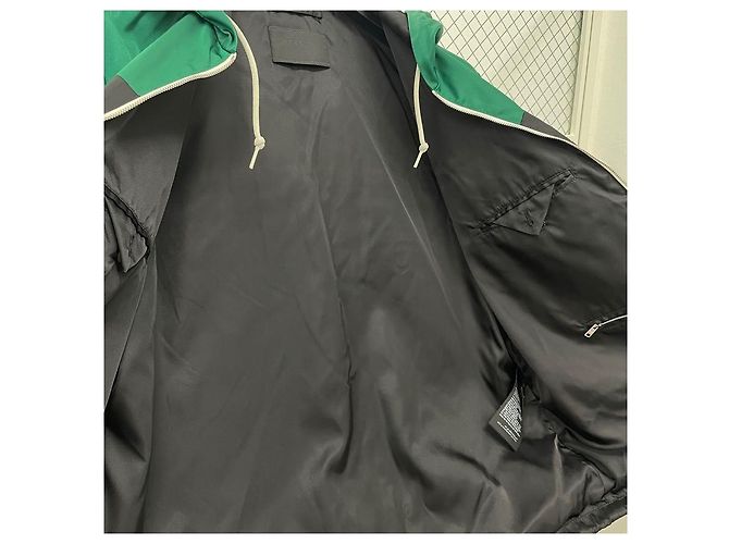 Prada Nylon Windbreaker-Jacke Mehrfarben - Ansicht 6