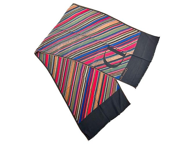 Dior Lange Schal mit diagonalen Muster CHRISTIAN Mehrfarbig Mehrfarben - Ansicht 5