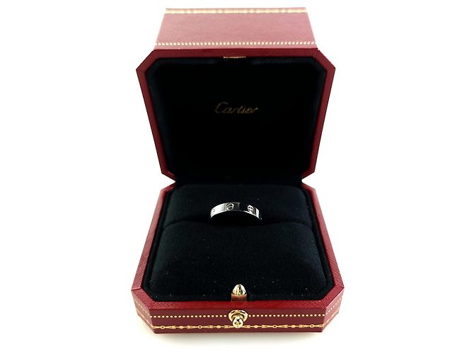 Love Cartier Anello Piccolo in Oro Bianco Amore - vista 2