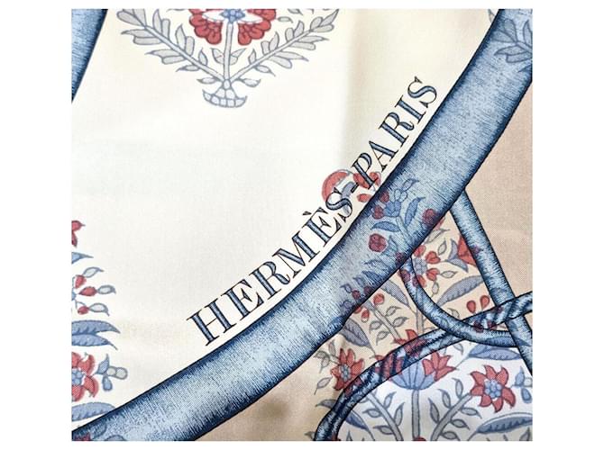 Hermès Pañuelo de seda Blanco - vista 2