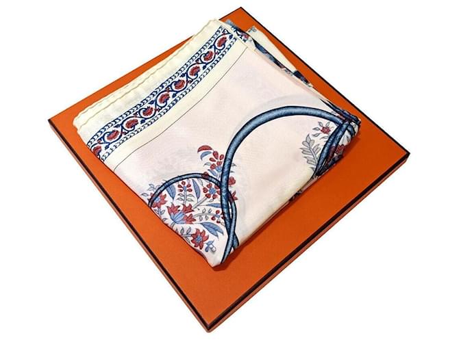 Hermès Pañuelo de seda Blanco - vista 6
