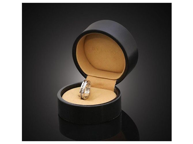 Bulgari Ring aus Weißgold mit Voll-Diamanten - Ansicht 6