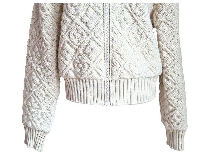 Louis Vuitton Chaqueta Monograma Efecto Shearling Blanco - vista 4