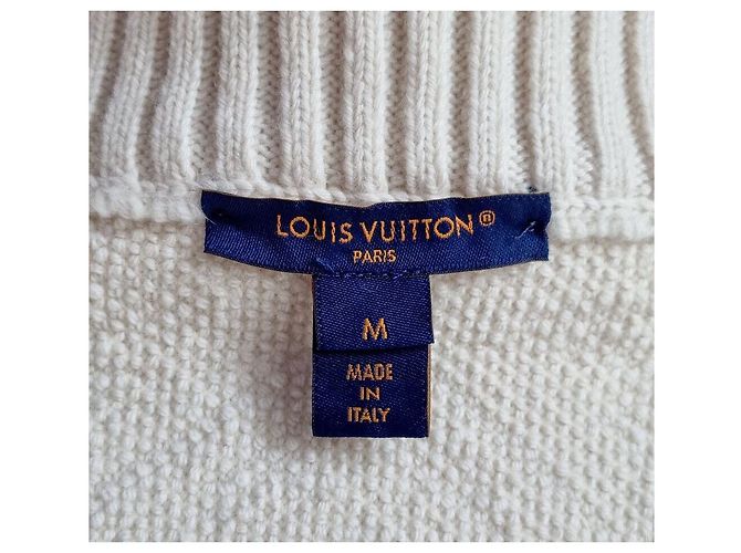 Louis Vuitton Chaqueta Monograma Efecto Shearling Blanco - vista 5