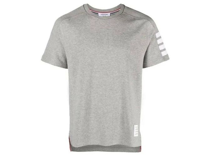Thom Browne Camiseta de manga corta de algodón - vista 4