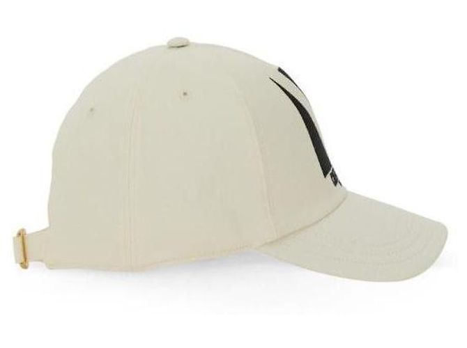 Valentino Cappellino da baseball in cotone ricamato WGJ Bianco - vista 5