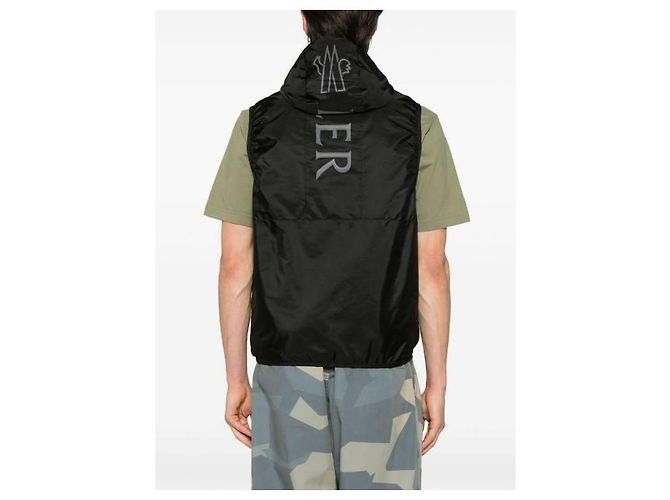 Moncler Gilet con cappuccio Moretan Nero - vista 5