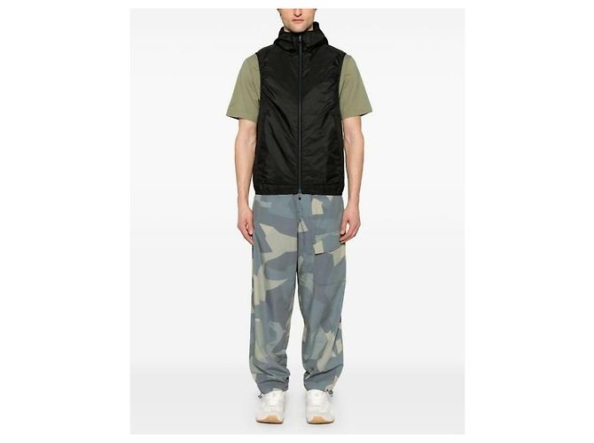 Moncler Gilet con cappuccio Moretan Nero - vista 6