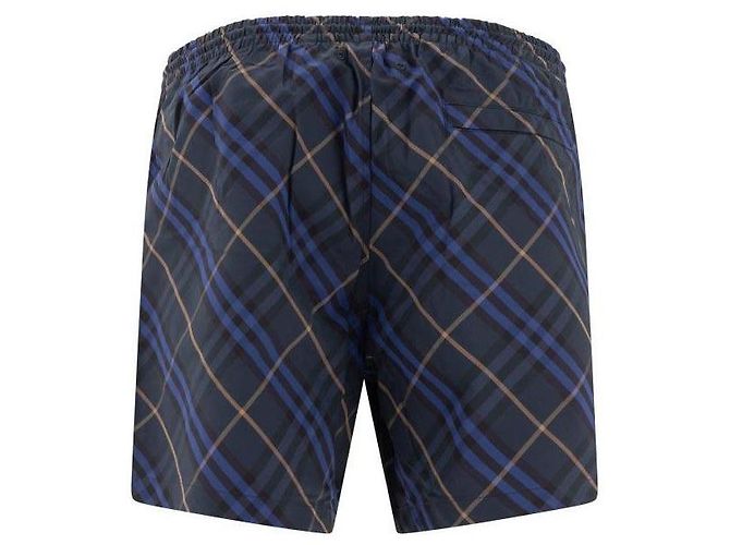 Burberry Pantaloncini da mare a quadri - vista 5