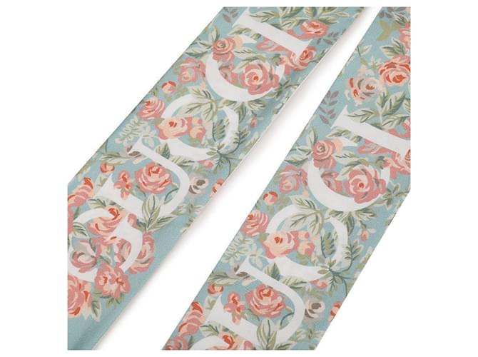 Gucci Nastro di seta stampato Rosa - vista 6