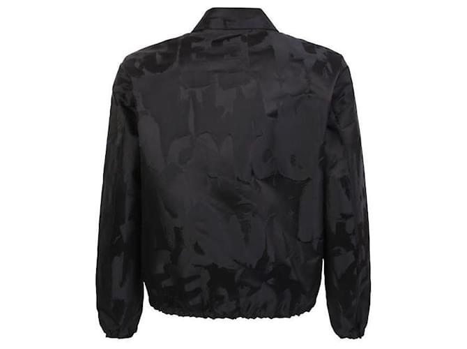 Alexander Mcqueen Giacca con logo Graffiti Nero - vista 5