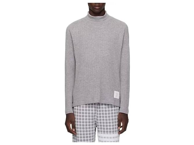 Thom Browne Raglan-Rollkragenpullover Braun - Ansicht 4