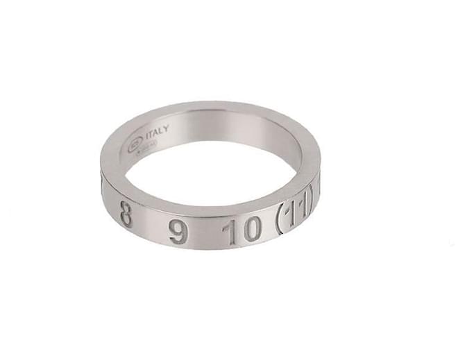 Maison Martin Margiela Numerischer Ring Silber - Ansicht 4