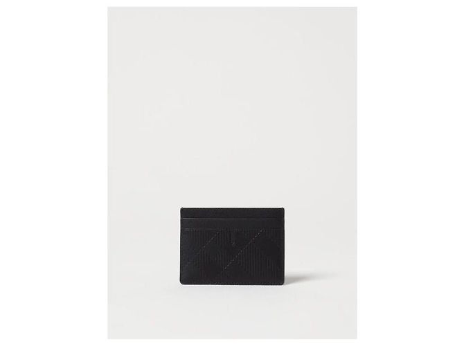 Burberry Check Leather Card Case - view 4