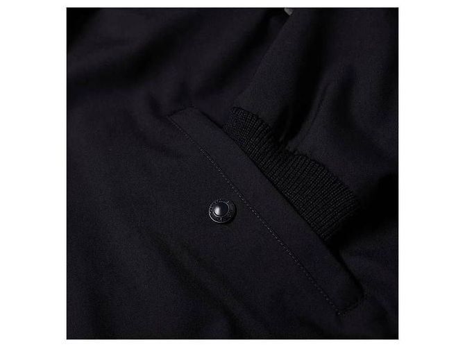 Thom Browne Stripe Plain Weaving Wool Blouson Blue - view 7