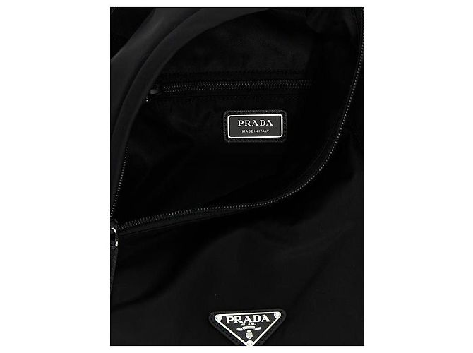 Prada Mochila de nylon e couro - vista 7