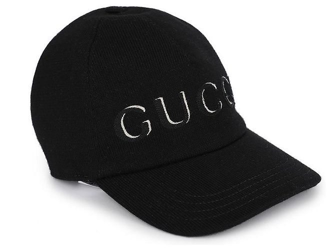 Gucci Men's Embroidered Wool Baseball Cap Black - view 5