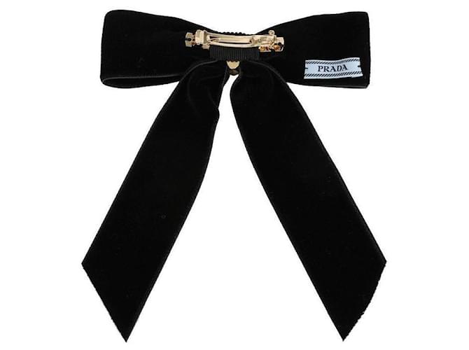 Prada Clip per capelli in velluto Nero - vista 5