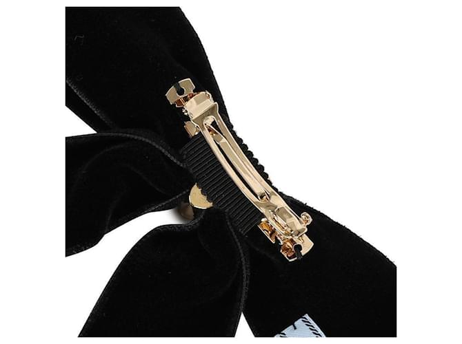 Prada Clip per capelli in velluto Nero - vista 6