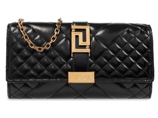 Versace Clutch Goddess Negro - vista 4