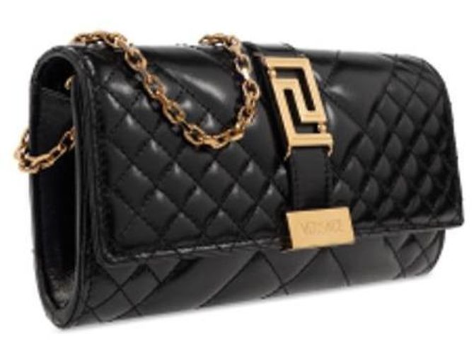 Versace Clutch Goddess Negro - vista 7